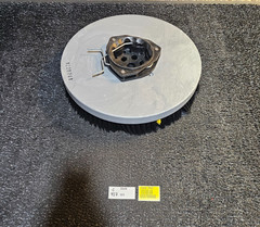 TENNANT Rotary Brush Round, 16″ Brush Dia, For Machine Size 32 in, Polypropylene