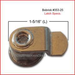 Bobrick Cam Lock Set #353-25 for Paper Towel & Toilet Tissue Disp.(1/set)