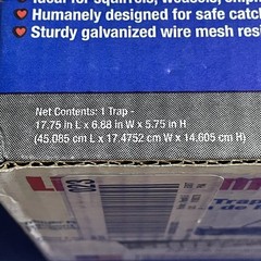 Havahart Small Live Catch Cage Trap 18in Chipmunk Squirrels Weasels Rodents 1026