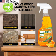 PIPIHUA Wood Oil Polish Spray, Shines & Protects, 16.9 Fl Oz (Pack of 1)