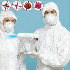 Nano Blue Light Steam Spray Disinfection Sprayer Gun 260ML 1200W Kills Bacteria