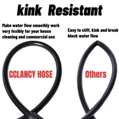 Sewer Jetter Kit for Pressure Washer 5800 PSI Drain Cleaner Hose 25FT, Black
