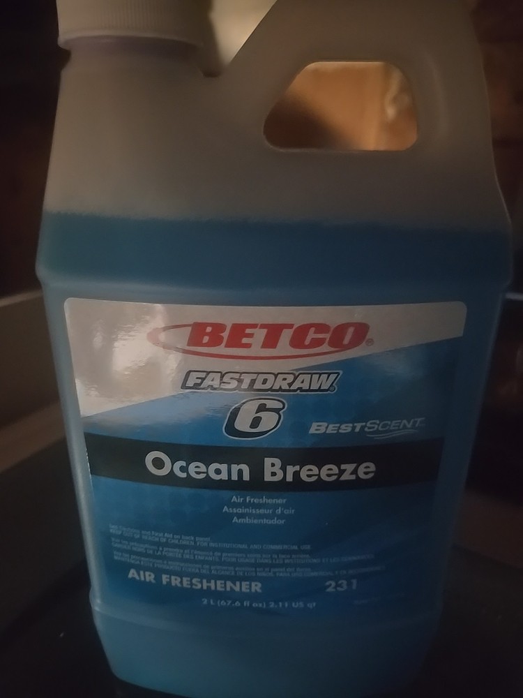 Betco BestScent Air Freshener Ocean Breeze 2L 4/Case Commercial 2314700