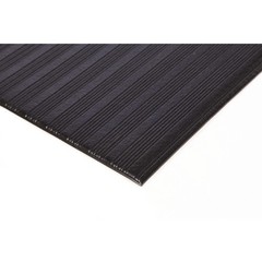 Crown FL2436BK 24″ x 36″ Ribbed Vinyl Anti-Fatigue Mat – Black New