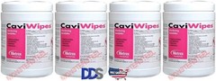 4x Metrex Caviwipes Disinfecting Disposable Towelettes Non-Woven 2027 EXP (NEW)