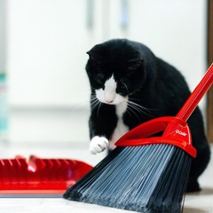 O-Cedar Pet Pro Broom Step-On Dustpan Remove 99 One Sweep Dustpan Removes 3