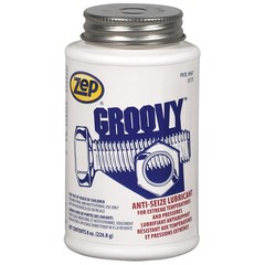 Zep Groovy Anti-Seize Lubricant – 8 oz (Case of 12) 68701 – Prevents Seizing