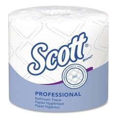Scott 04460RL 2-Ply Essential Standard Roll Bathroom Tissue – WT (550/RL) New