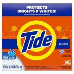 Tide Powder Laundry Detergent, Original Scent, 95 108 Ounce (Pack of 1)
