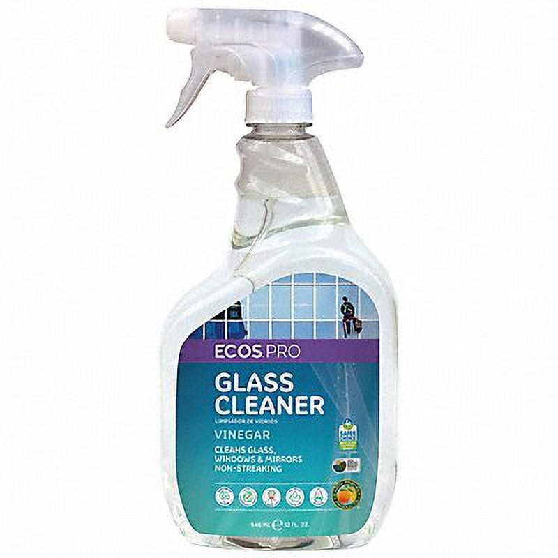 Ecos Pro Line PL93006CT Glass Cleaner 32 Oz Vinegar Scent 6/carton