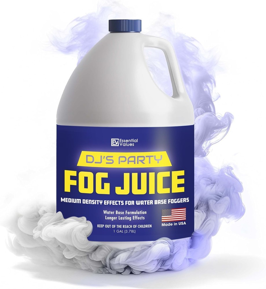 ESSENTIAL VALUES Fog Machine Fluid (128 FL OZ / 1 Gal) 1 Gal – Medium Density