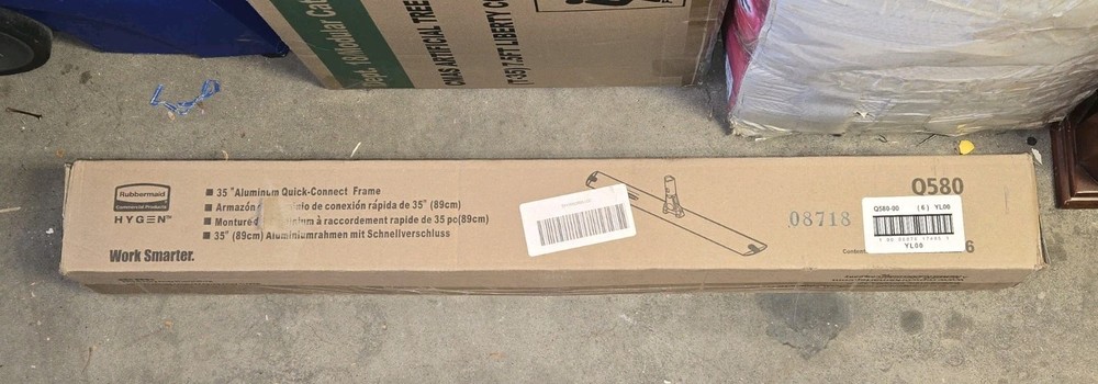 Case Of 6 Rubbermaid Hygen Q580 36 In QUICK CONNECT DUSTING FRAME ONLY