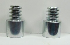 2 pc – Ultimate Adapter – Euro to USA Threads Adapter for Wood or Metal Pole J