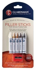 Guardsman Wax Wood Furniture Filler Sticks, 5 Colors, Assorted