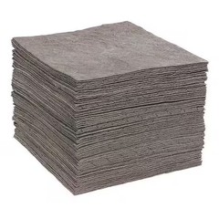 Spilltech Gpb100h Sorbent Pad, 29 Gal, 15 In X 19 In, Universal, Gray,