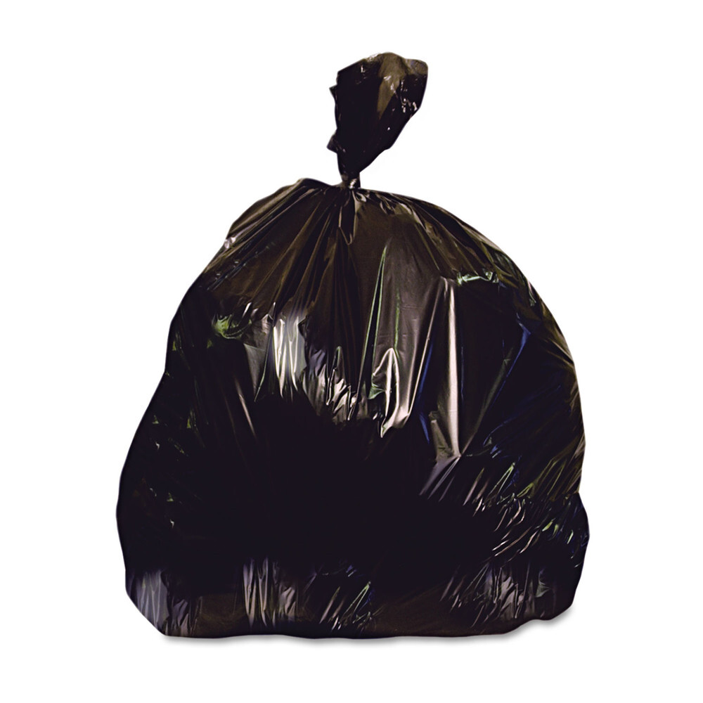 Heritage 45 Gallon 2 mil Low-Density Repro Can Liners – Black (100/Carton)