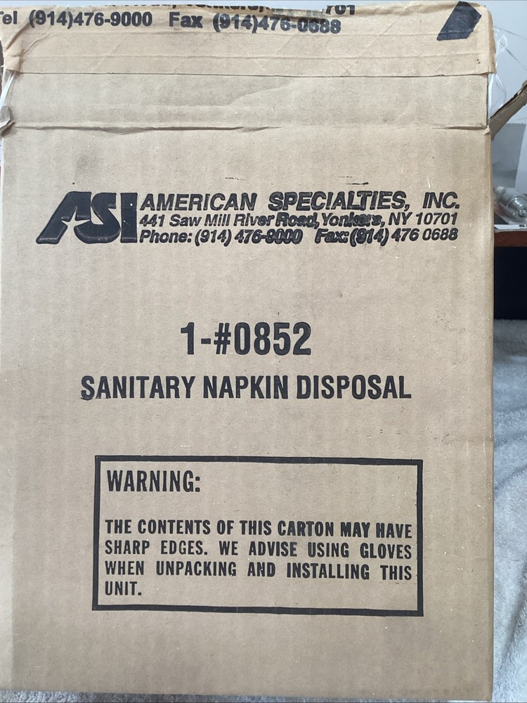 AMERICAN SPECIALTIES SANITARY NAPKIN DISPENSOR