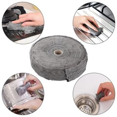 Grade 0000 Steel Wool 5lb Steel Wool Roll for Cleaning, Remove Rust, Buffing …
