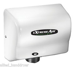 American ExtremeAir GXT9 Automatic Surface Mounted Hand Dryer w/White ABS Cover