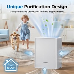 Air Purifiers for Home Large Room Up to 1300 Ft², MOOKA HEPA Air Purifier f