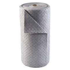 Condor 35Zr28 Sorbent Roll, 25 Gal, 30 In X 150 Ft, Universal, Gray,