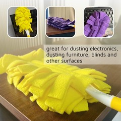 Flammi 360° Fleece Duster Refills for 3 Pack-mixed Color, 3 Color