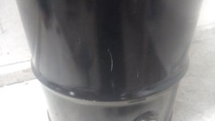 Guardair N630 30 Gal Volume Capacity Black Steel Open Head Vacuum Drum