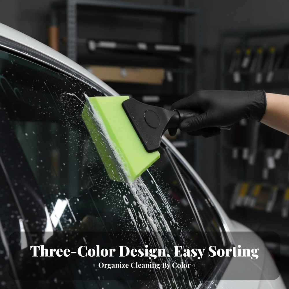 Car Film Application Tool Flexible Vinyl Wrap Squeegee Multi-Purpose