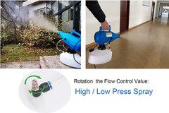 Electric ULV Portable Fogger Sprayer 4.5L (1.2 Gallon) Spraying Distance 30ft