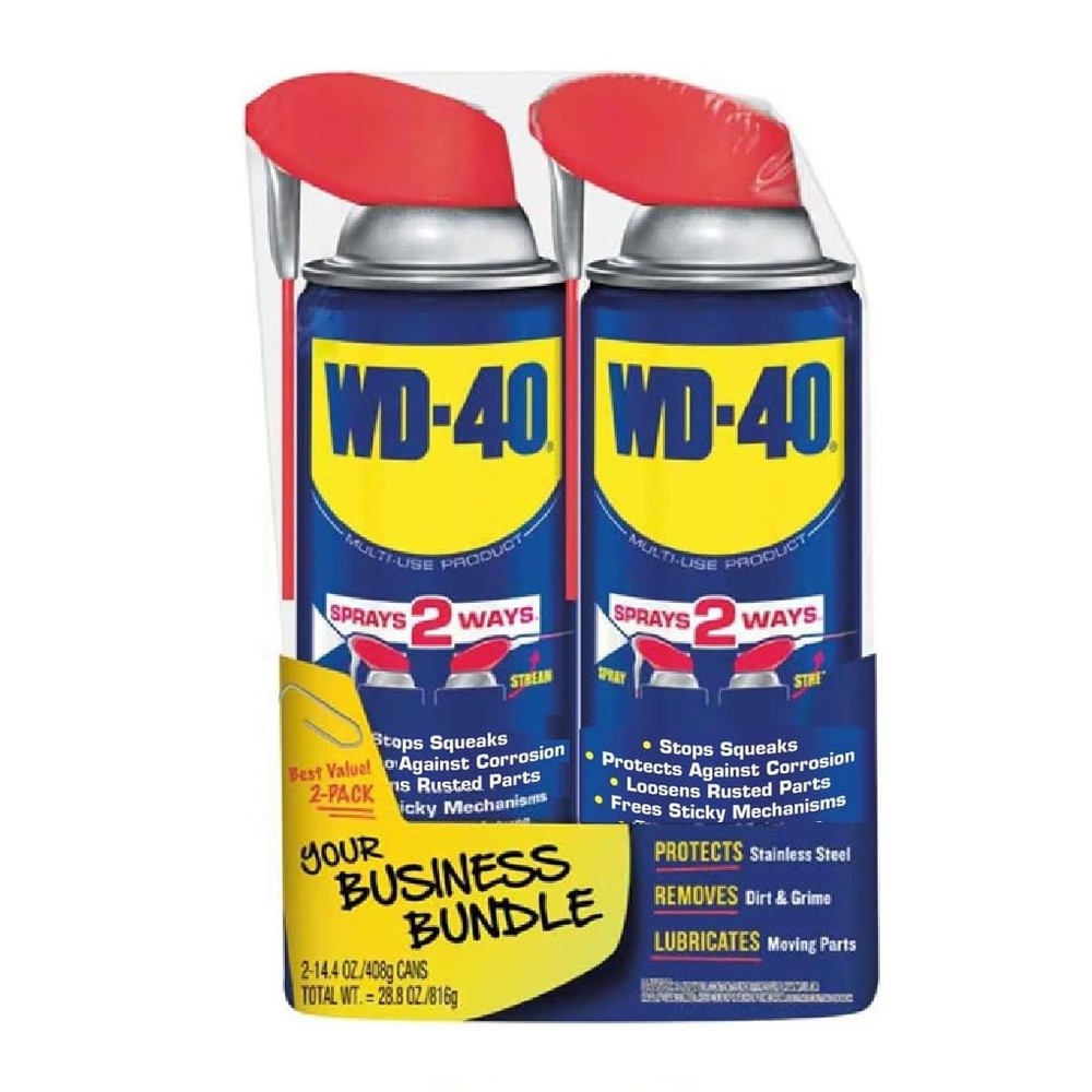 WD-40 Original Formula Multi-Use Product with Smart Straw Sprays 2-Pack