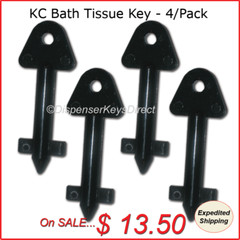 Kimberly Clark #770767 – Hand Towel & Bath Tissue Dispenser Key – (4/pk.)