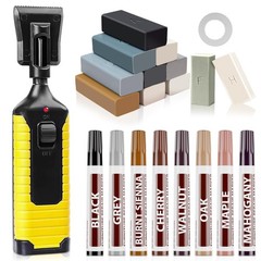 Hardwood Floor Repair Kit -11PCS Laminate Vinyl Wax with 8PCS Wood Gray