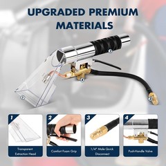 Shop Vac Extractor Kit ，Extractor Hose Kit Adapter,Vac Extractor Kit for Carp…