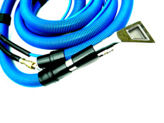 Auto interior detail upholstery tool and hoses combo