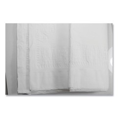 Tablemate PT549WH 54 x 108 Table Set Poly Tissue Table Cover – White (6/PK) New