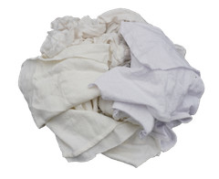 Pallet of White T-Shirt Rags (10 LB) – 78 Boxes – 780 LB – Free Shipping!!!