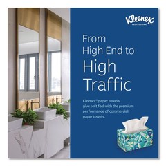 Kleenex 01701CT 9 in. x 10.5 in. 1-Ply POP-UP Box Hand Towels – WT (2160/CT) New