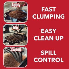 Rapid Clean Absorbent for Oil Spills, Automotive Spills, Paint Spills, Food S…