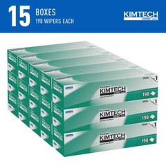 Kimtech 34133 Clean Room Wipes: Dry Pop-Up, 12.3 x 4.1″ Sheet, White