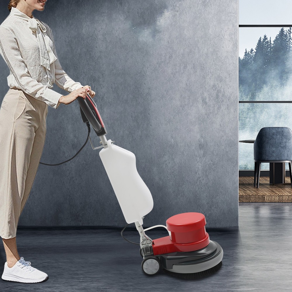 17″ Commercial Carpet Cleaning Machine Floor Polishing & Waxing Machine Brush 8L