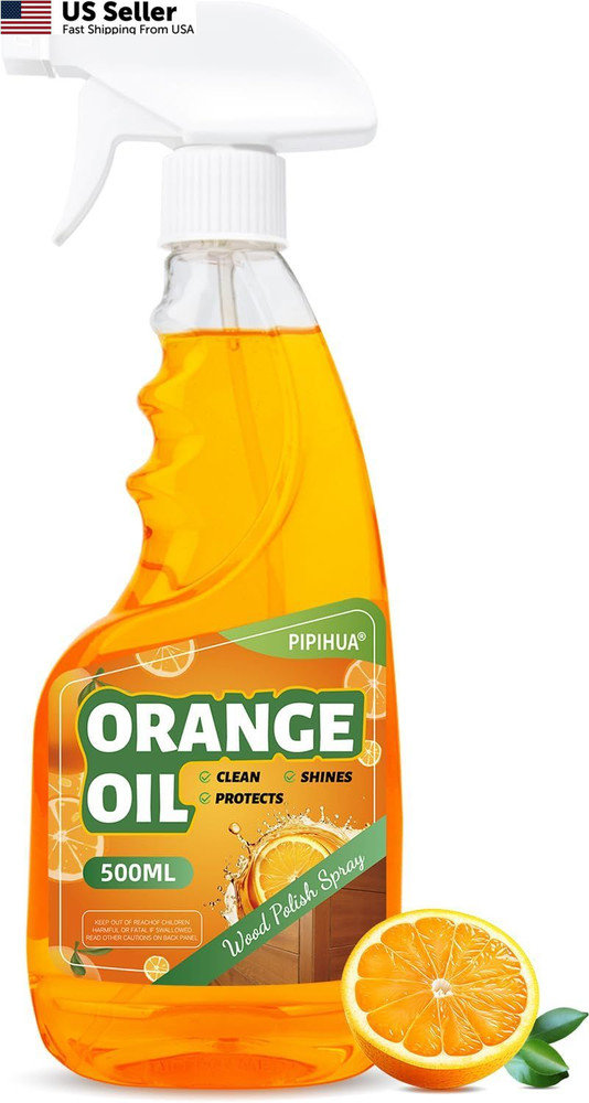 PIPIHUA Wood Oil Polish Spray, Shines & Protects, 16.9 Fl Oz (Pack of 1)