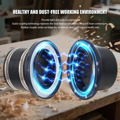 4 inch Magnets Dust Collection Adapter, Magnetic Collector Fittings…
