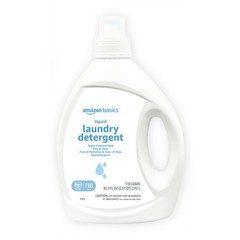 Amazon Basics Concentrated Liquid Laundry 82.5 Fl Oz (Pack of 1), Blue