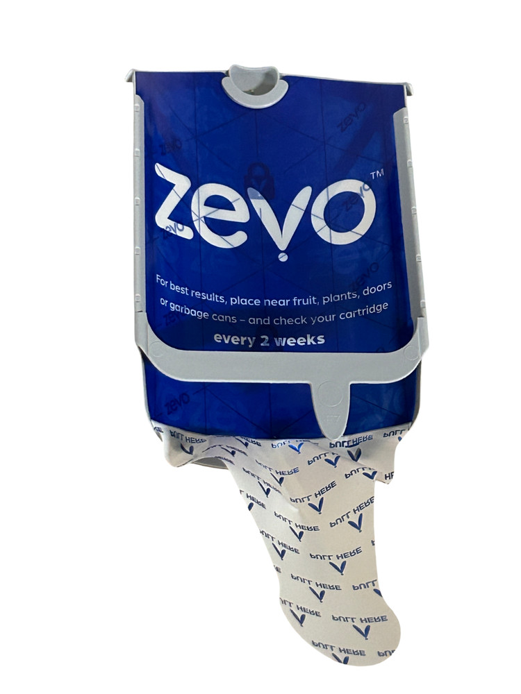 Zevo Flying Insect Indoor Trap Refill, Mess-Free Disposible Cartridge