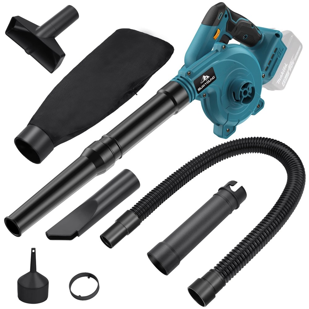 Cordless Leaf Blower for Makita 18V Battery,Electric Jobsite Air Blower with …