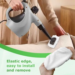 10 Pack Universal Steam Mop Pads, Pads for Handheld White