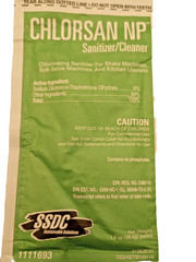 Chlorsan NP Sanitizer / Cleaner Restaurants Commercial Kitchens Qty 25
