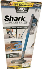 Shark IZ240 Pet Pro Cordless Stick Vacuum Cleaner with Powerfins Brushroll NEW