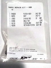 #76031 Cat Pumps Unloader Repair Piston Assembly Cat 4DX And Cat 4SP Pumps