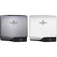World Dryer L-974A Automatic Hand Dryer, 14 Sec Dry, 80, 120/208/240V Ac,